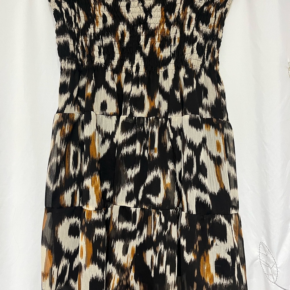 Chic Animal Print Maxi Dress